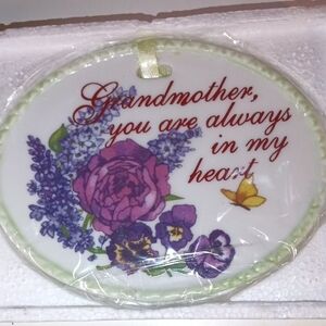 Floral Grandmother Plaque